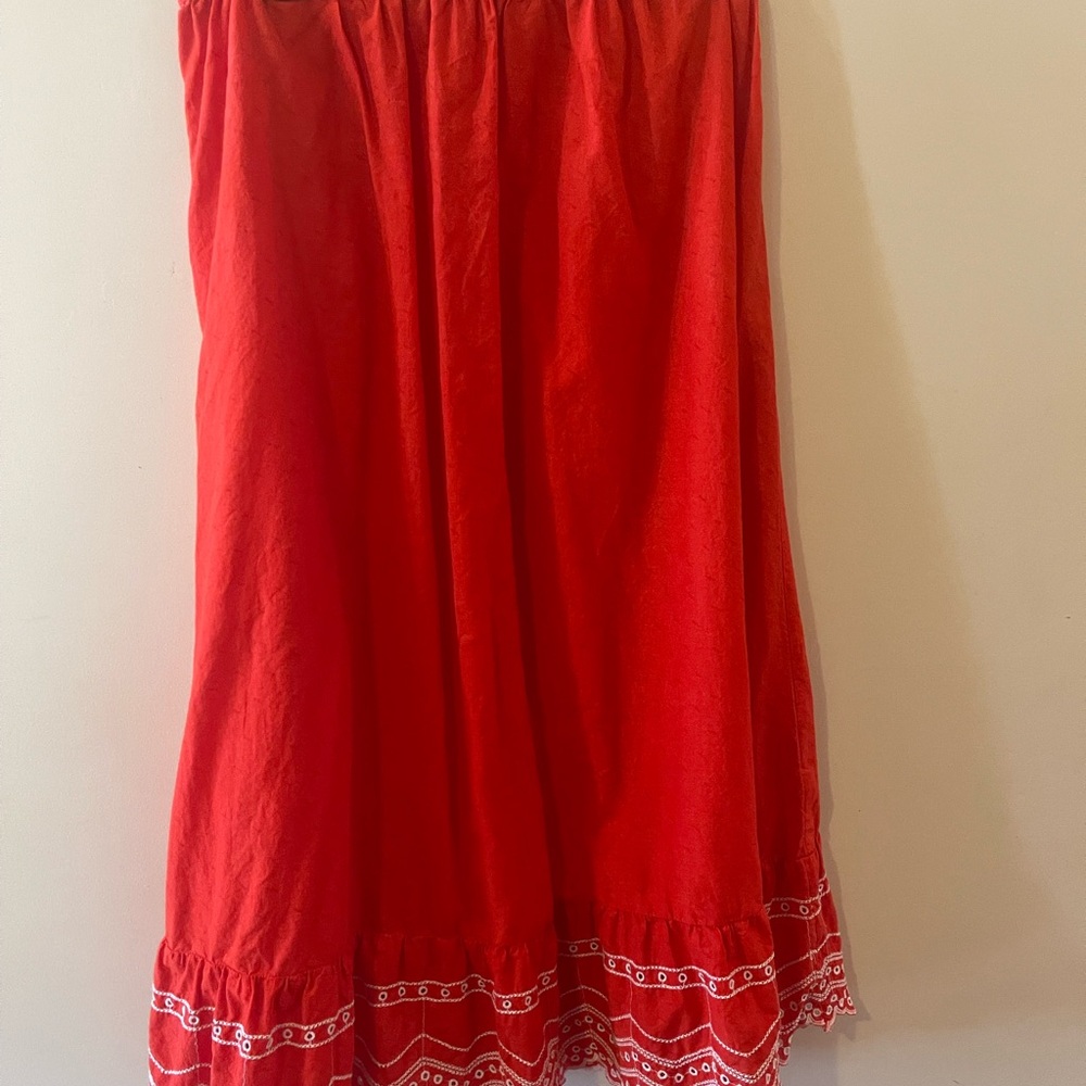 Gudrun Red Petticoat Slip/Skirt